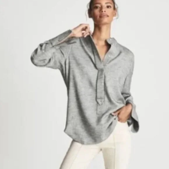 REISS Alber Longline Shirt – Size US 6 - Picture 4 of 8